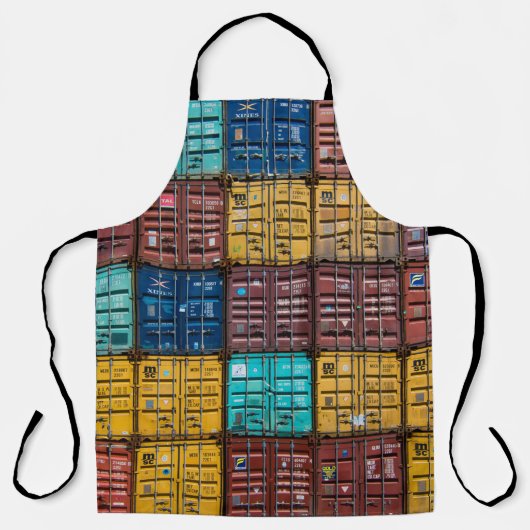 積み重ね式貨物トレーラ エプロン (正面)