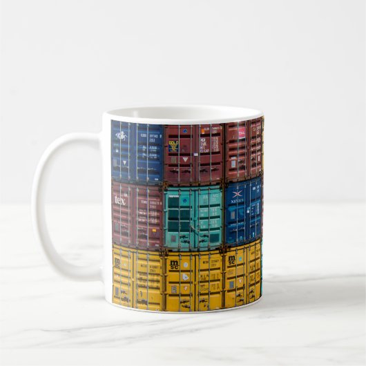 積み重ね式貨物トレーラ コーヒーマグカップ (左)