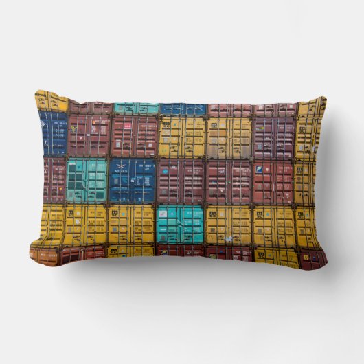 積み重ね式貨物トレーラ ランバークッション (正面)