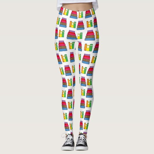 積み重ね数々の模様 レギンス (正面)