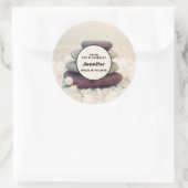 積み重ね石瞑想式厨房 ラウンドシール (バッグ)