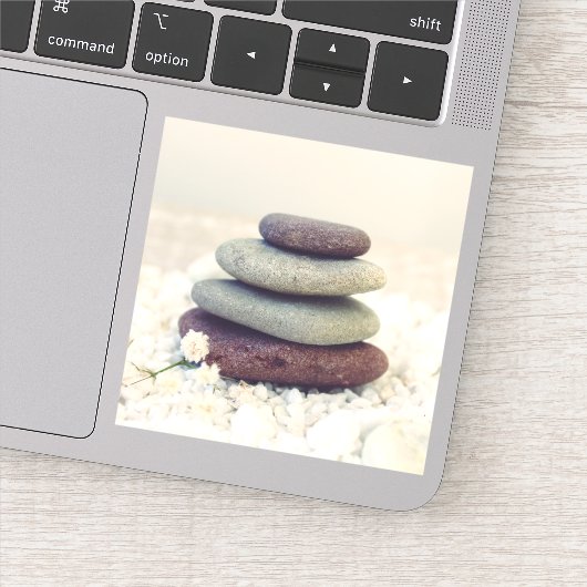 積み重ね石瞑想的なケルン シール (詳細)