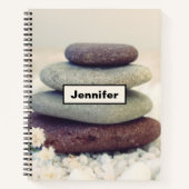積み重ね石瞑想的なケルン ノートブック (正面)