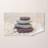 積み重ね石瞑想的なケルン バスタオルセット (ハンドタオル)