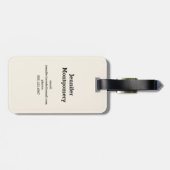 積み重ね石瞑想的なケルン ラゲッジタグ (裏面横)