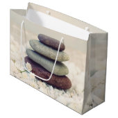 積み重ね石瞑想的なケルン ラージペーパーバッグ (正面アングル)