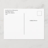 積み重ね石瞑想的なケルン 案内ポストカード (裏面)