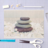 積み重ね石瞑想的なケルン 薄葉紙 (クラフト)