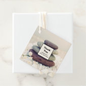 積み重ね石瞑想的ケアンありがとう フェイバータグ (インサイチュ)