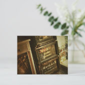 積み重ね素朴られた木箱の箱が色あせた ポストカード (スタンド正面)