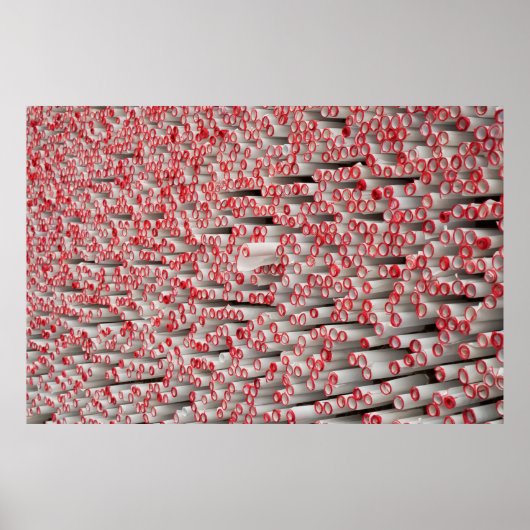 積み重ね転がた紙 ポスター (正面)