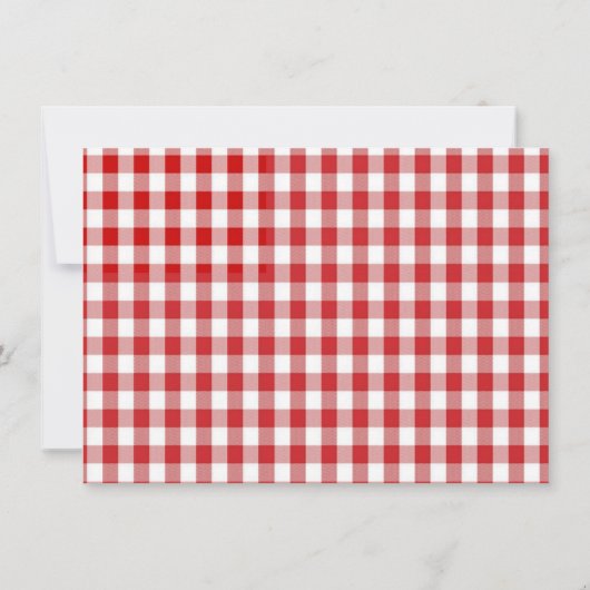 積み重ね農園動物納屋周囲の庭フォトバースデーパーティー 招待状 (裏面)