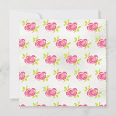 積み重ビクトリアンねティーカップティーパーティの招待状 招待状 (裏面)