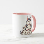 積み重与えね枕マグカップなし – やる気を起こさせる マグカップ (正面右)