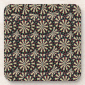 積み重数々のねられたブルズアイ・ダートボード コースター (正面)