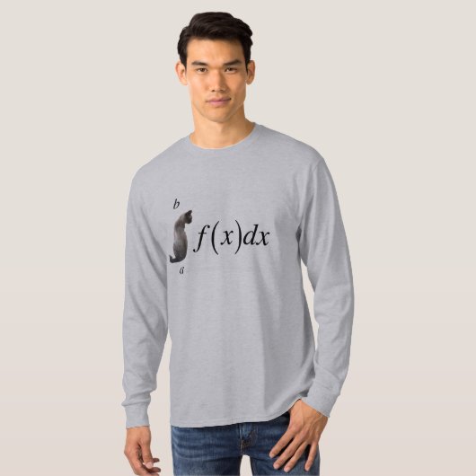 積分猫  Tシャツ (正面フル)