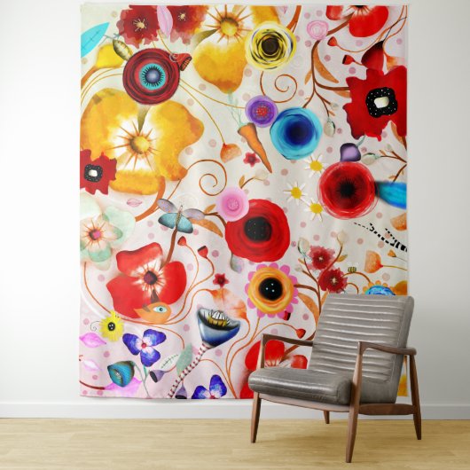 積層されたルピデテキーラのアート！ タペストリー (インサイチュ)