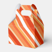積層キャンディストライプーの – オレンジと白 フェイバーボックス (裏面サイド)