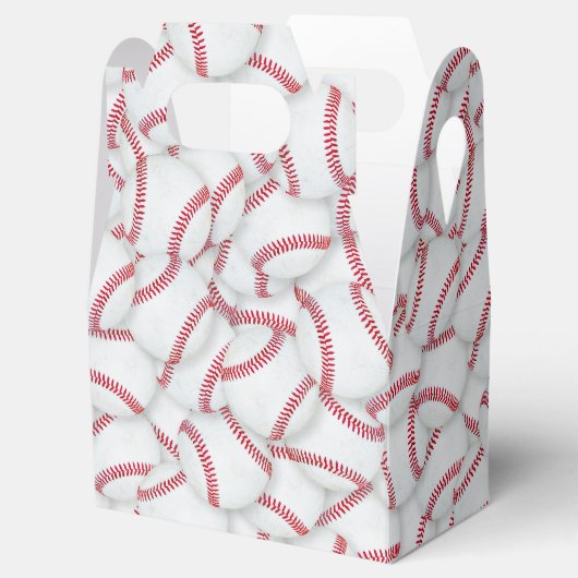 積層ベースボールパターン誕生日 フェイバーボックス (オープン)