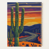 積層南西部ランドスケーププリントカスタム プランナー手帳 (裏面)