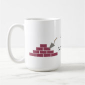 積最高の積積とレンガ積みで コーヒーマグカップ (左)