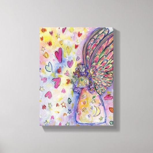 積極宇宙エンジェルキャンバスプリント絵画ズ キャンバスプリント (正面)