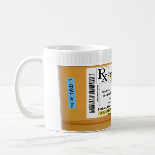 積極性の規定RX コーヒーマグカップ (左)