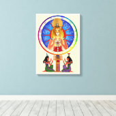 積極残高時間 キャンバスプリント (インサイチュ (ウッドフロア))