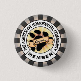 積極的なくまのバッジ 缶バッジ