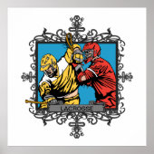 積極的なラクロス ポスター (正面)