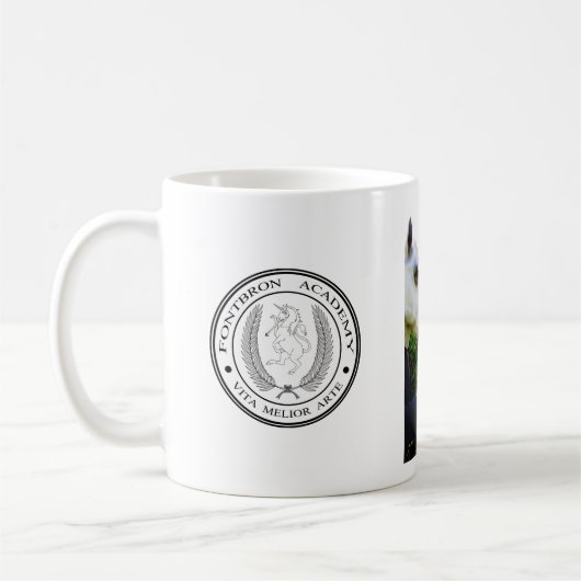 積極的な動物学のマグ コーヒーマグカップ (左)