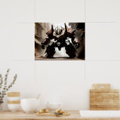 積極的な姿勢の重いメカニズム ポスター (キッチン)