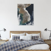 積雪の衛星観測 キャンバスプリント (インサイチュ (寝室))