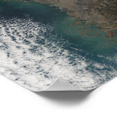 積雪の衛星観測 ポスター (角)