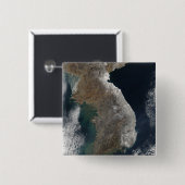 積雪の衛星観測 缶バッジ (正面&裏面)