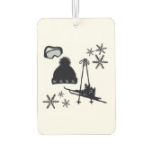 積雪デザイン違う品 カーエアーフレッシュナー (裏面)