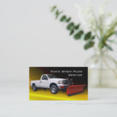 積雪トラックサービス 名刺 (スタンド正面)