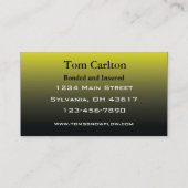 積雪トラックサービス 名刺 (裏面)