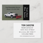 積雪トラックサービス 名刺 (正面/裏面)