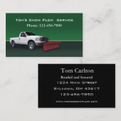 積雪トラックサービス 名刺 (正面/裏面)