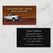 積雪トラックサービス 名刺 (正面/裏面)