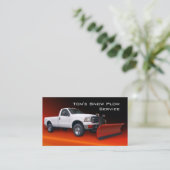 積雪トラックサービス 名刺 (スタンド正面)