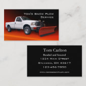 積雪トラックサービス 名刺 (正面/裏面)