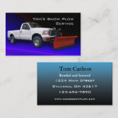 積雪トラックサービス 名刺 (正面/裏面)