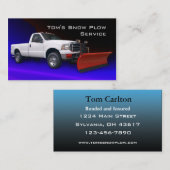 積雪トラックサービス 名刺 (正面/裏面)