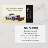 積雪トラックサービス 名刺 (正面/裏面)