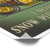 積雪トラック運転士引用文ポスター ポスター (角)