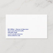 積雪トラック 名刺 (裏面)