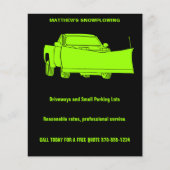 積雪付き積雪荷用台車 チラシ (正面)