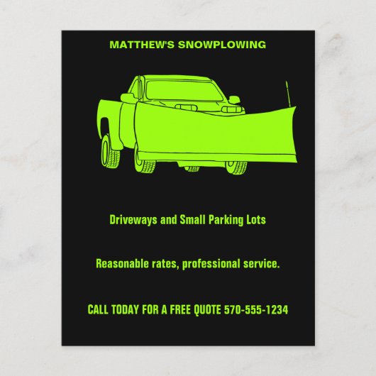 積雪付き積雪荷用台車 チラシ (正面)